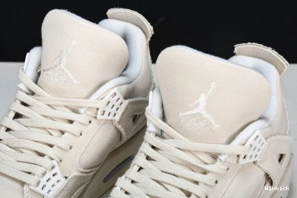 Blank Retro Jordan DQ4909-100 4 Canvas 1117